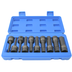 1/2 Inch Hex Bit Specialty Deep Impact Socket Set 10 Pcs H5-H19