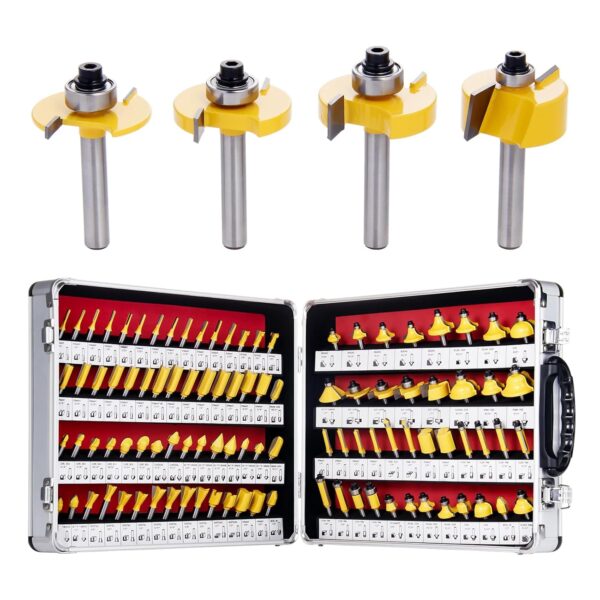 100 Pc Router Bit Set A