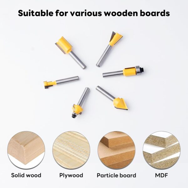 100 Pc Router Bit Set E