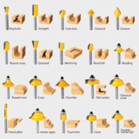 100 Pc Router Bit Set F
